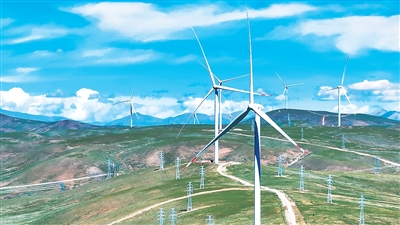 牛股堂 探访西藏那曲欧玛亭嘎风电场——在世界屋脊“追风逐电”的年轻人（辉煌60载 魅力新西藏）
